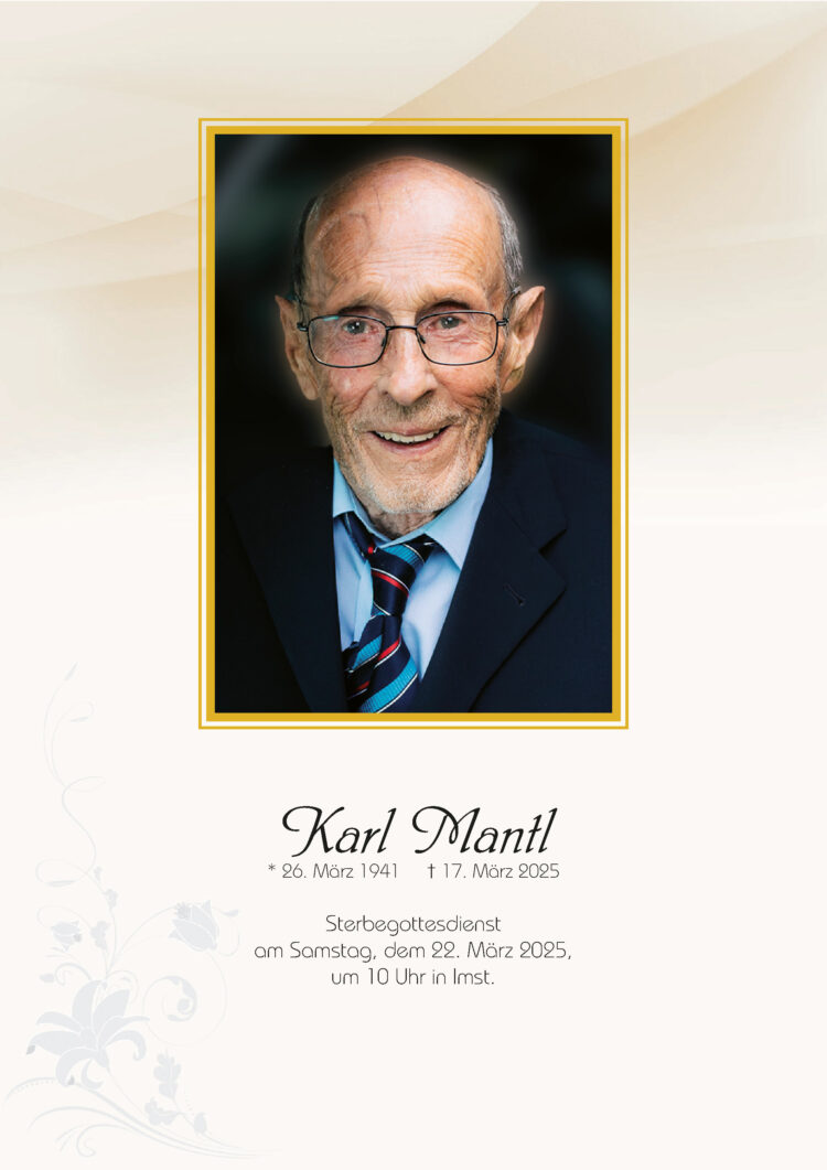 In Memoriam Karl Mantl