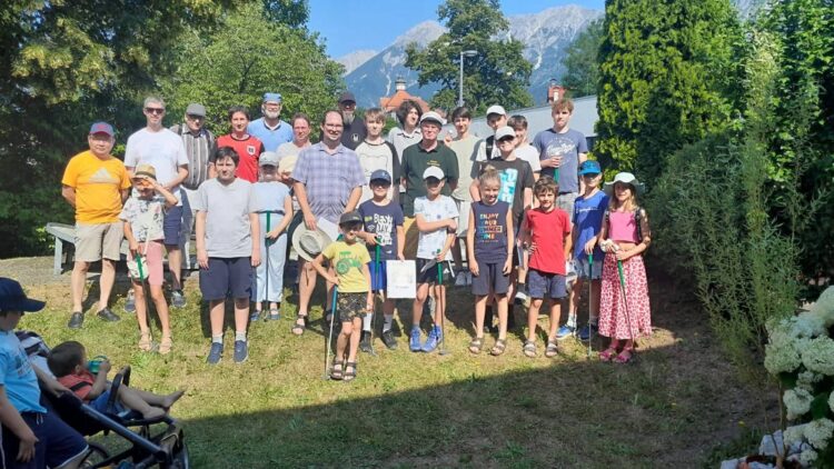 Minigolf- Schachturnier und Saisonabschlussfeier der Spielgemeinschaft Hall/ Mils